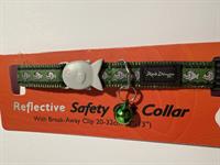 Red Dingo - Smart reflekshalsbånd til katte GRØN M/FISK